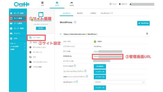 Wordpressへのログイン方法